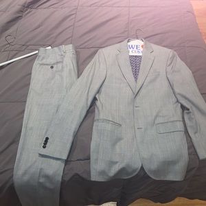 Ted Baker Grey Suit. USED. 40 regular, 33 waist. Willing to sell separate